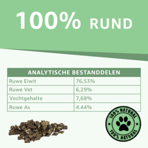Woef Woef Hondensnack Runderlong Trainers M - 4.65 euro