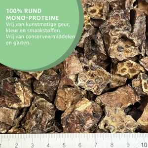 4x Woef Woef Hondensnack Runderlong Trainers L 500 gr