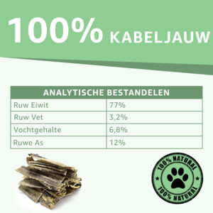 Woef Woef Hondensnack Kabeljauwhuid L - 7.79 euro