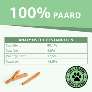Woef Woef Hondensnack Paardenhuid L 500 gr