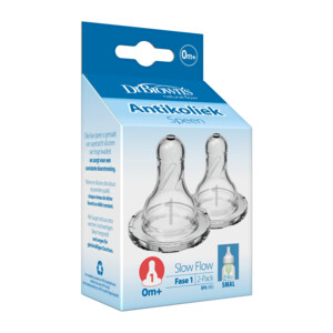 Dr. Browns Speen Fase 1 Smalle Halsfles Transparant - 7.49 euro