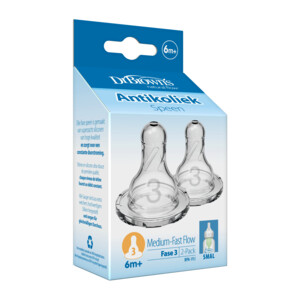 Dr. Browns Speen Fase 3 Smalle Halsfles Transparant - 8.15 euro