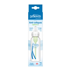 Dr. Browns Standaard Options+ Smalle Halsfles Transparant - 16.65 euro