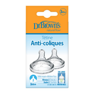 Dr. Browns Options+ Speen Fase 2 Brede Halsfles Transparant - 8.25 euro