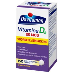 Davitamon Vitamine D3 20mcg Hoog Gedoseerd - 16.89 euro
