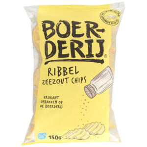 5x Boerderij Chips Zeezout Ribbel - 10.72 euro