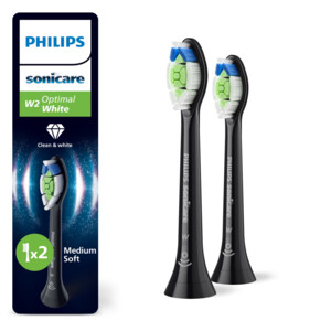 Philips Sonicare Opzetborstels W2 Optimal White Zwart - 20.99 euro