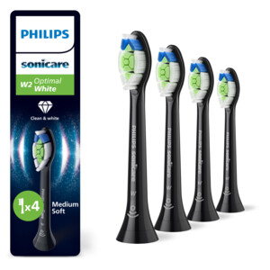 Philips Sonicare Opzetborstels Optimal White W2 Zwart - 33.99 euro