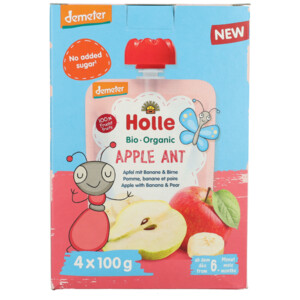 Holle Knijpfruit Multipack 8+ mnd Apple Ant - 5.25 euro