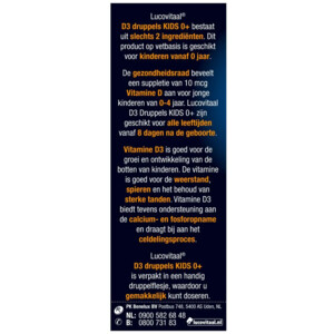 Lucovitaal Vitamine D3 Druppels Kids - 9.99 euro