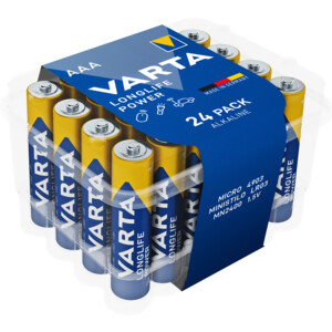 Varta Longlife Power Batterijen AAA Clear Value Pack - 18.99 euro