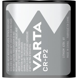 Varta LITHIUM Cylindrical Batterijen CR-P2 Blister - 7.59 euro