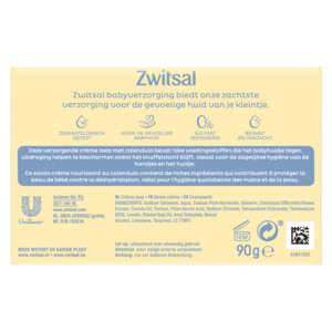 Zwitsal Crème Zeepblok Baby - 5.49 euro