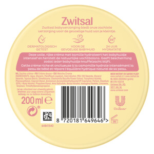 6x Zwitsal Zachte Crème - 15.69 euro