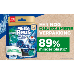 Witte Reus Toiletblok Blauw Actief Hygiene - 2.79 euro