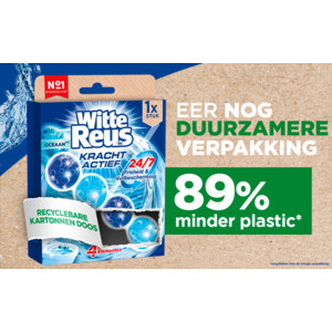 10x Witte Reus Toiletblok Kracht Actief  Oceaan - 15.57 euro
