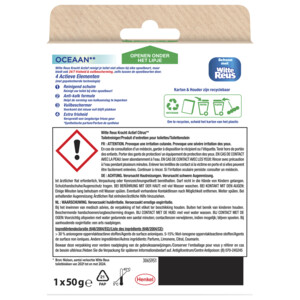 10x Witte Reus Toiletblok Kracht Actief  Oceaan - 15.57 euro