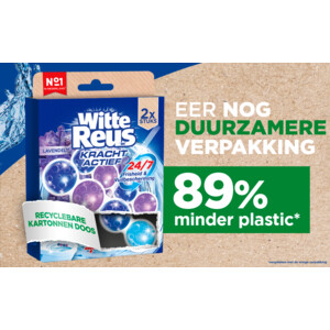 10x Witte Reus Toiletblok Kracht Actief  Lavendel - 32.79 euro