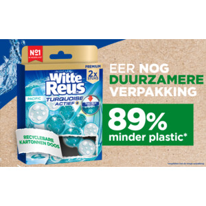 Witte Reus Toiletblok Turquoise Actief - 5.29 euro