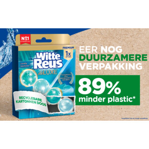 10x Witte Reus Toiletblok De Luxe  Lovely Jasmine - 17.83 euro