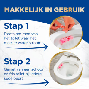 10x Witte Reus Toiletblok DeLuxe  Delicate Magnolia - 30.49 euro