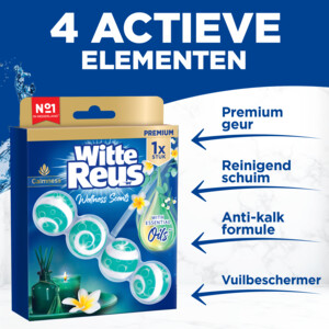 10x Witte Reus Toiletblok Wellness Scents  Calmness - 20.75 euro