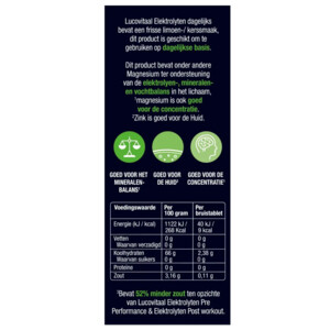 Lucovitaal Elektrolyten Vochtbalans - 8.99 euro