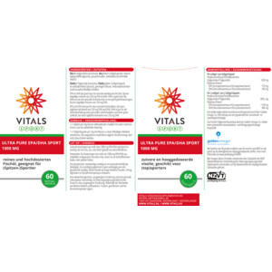 Vitals Ultra Pure EPA/DHA Sport 1000mg - 26.95 euro