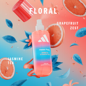Adidas Hair & Body Mist Happy Feels - 5.99 euro