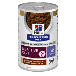 Hill's Prescription Diet i/d Low Fat Digestive Care Hondenvoer Nat Kip & Groenten