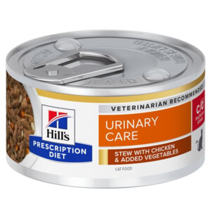 Hill's Prescription Diet c/d Multicare Stress Urinary Care Stoofpotje Kattenvoer Nat Kip & Groenten