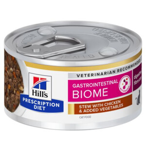 Hill's Prescription Diet Gastrointestinal Biome Stoofpotje Kattenvoer Nat Kip & Groenten
