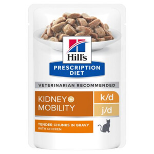 Hill's Prescription Diet k/d + Mobility Kattenvoer Nat Kip