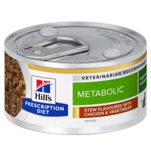 Hill's Prescription Diet Kattenvoer Nat Metabolic Weight Management Stoofpotje Kip