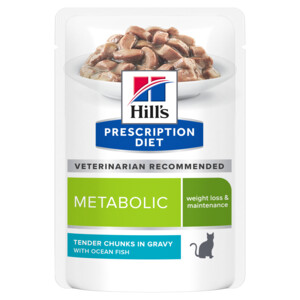 Hill's Prescription Diet Metabolic Weight Management Kattenvoer Nat Zeevis