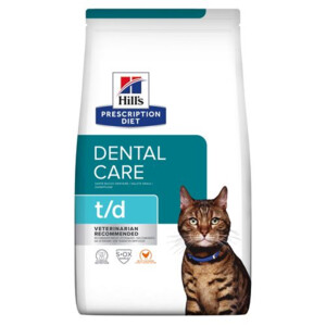 Hill's Prescription Diet t/d Dental Care Kattenvoer Droog Kip 1,5 kg