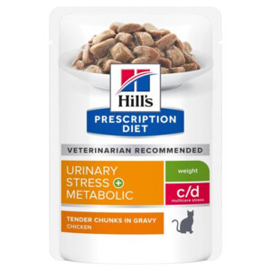 Hill's Prescription Diet c/d Multicare Stress + Metabolic Kattenvoer Nat Kip