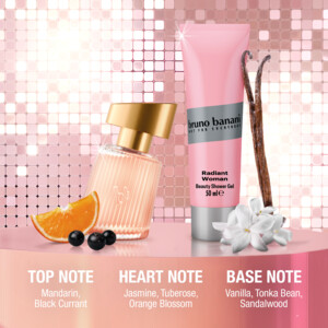 Bruno Banani Eau de Parfum + Showergel Radiant Woman - 27.49 euro