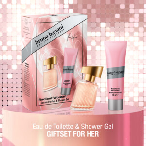 Bruno Banani Eau de Parfum + Showergel Radiant Woman - 27.49 euro