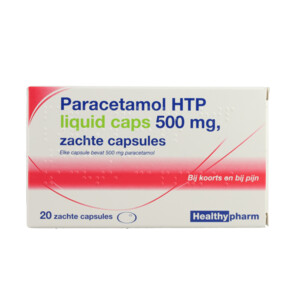Healthypharm Paracetamol 500 mg Liquid Caps - 2.99 euro