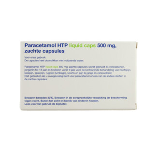 Healthypharm Paracetamol 500 mg Liquid Caps - 2.99 euro