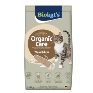 Biokat's Kattenbakvulling Organic Care Wood Fibres 30 liter  