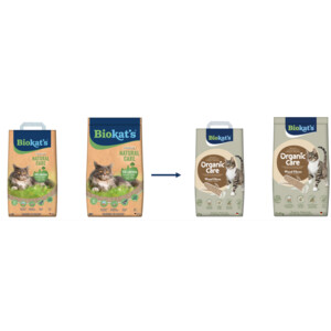 Biokat's Kattenbakvulling Organic Care Wood Fibres 30 liter  