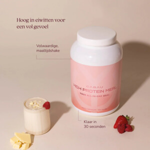 2x Cabau Lifestyle High Protein Meal White Choco Red Fruit - 57.6 euro