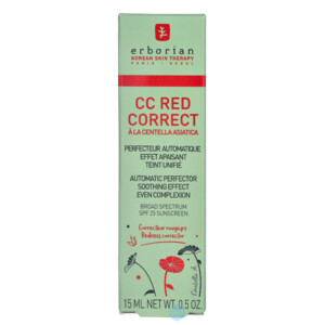 Erborian CC Red Correct SPF25 Broad Spectrum Sunscreen - 21.99 euro