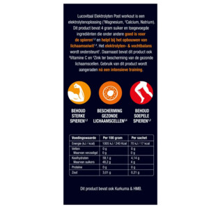 Lucovitaal Elektrolyten Post Workout - 11.99 euro