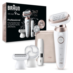 Braun Epilator Silk·épil 9 Flex 9-360 3D Wit/Rose Titan - 243.99 euro