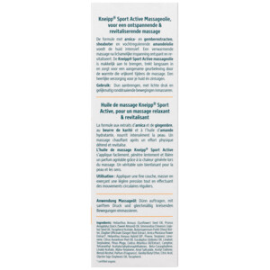 Kneipp Massageolie Arnica Active - 9.75 euro