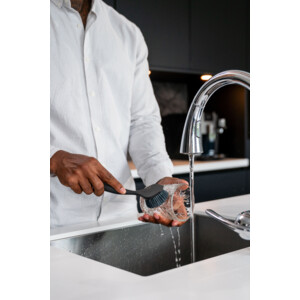 3x Brabantia SinkSide Afwasborstel met Zuignaphouder Dark Grey - 26.92 euro