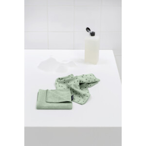 2x Brabantia SinkSide Schoonmaakdoekjes Microvezel 30 x 30 cm Jade Green - 4.69 euro